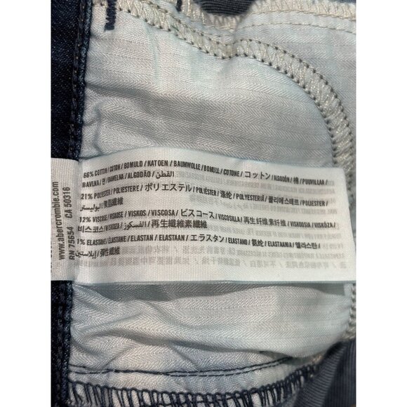 Hollister Womens Distressed Straight Leg Jeans Size 9 W29 Blue Denim - Picture 4 of 14